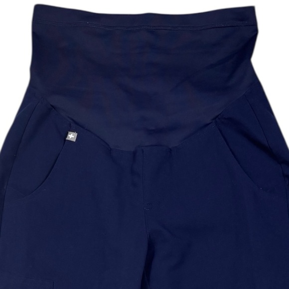 FIGS Navy Zamora Maternity Jogger Scrub Pants | Size XXS - Picture 4 of 14